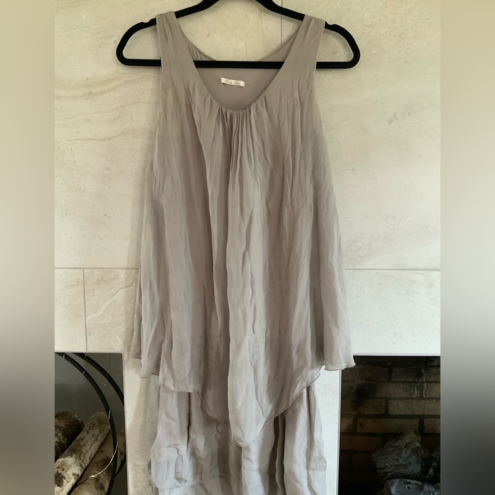 Pura Seta Silk Sleeveless Tunic